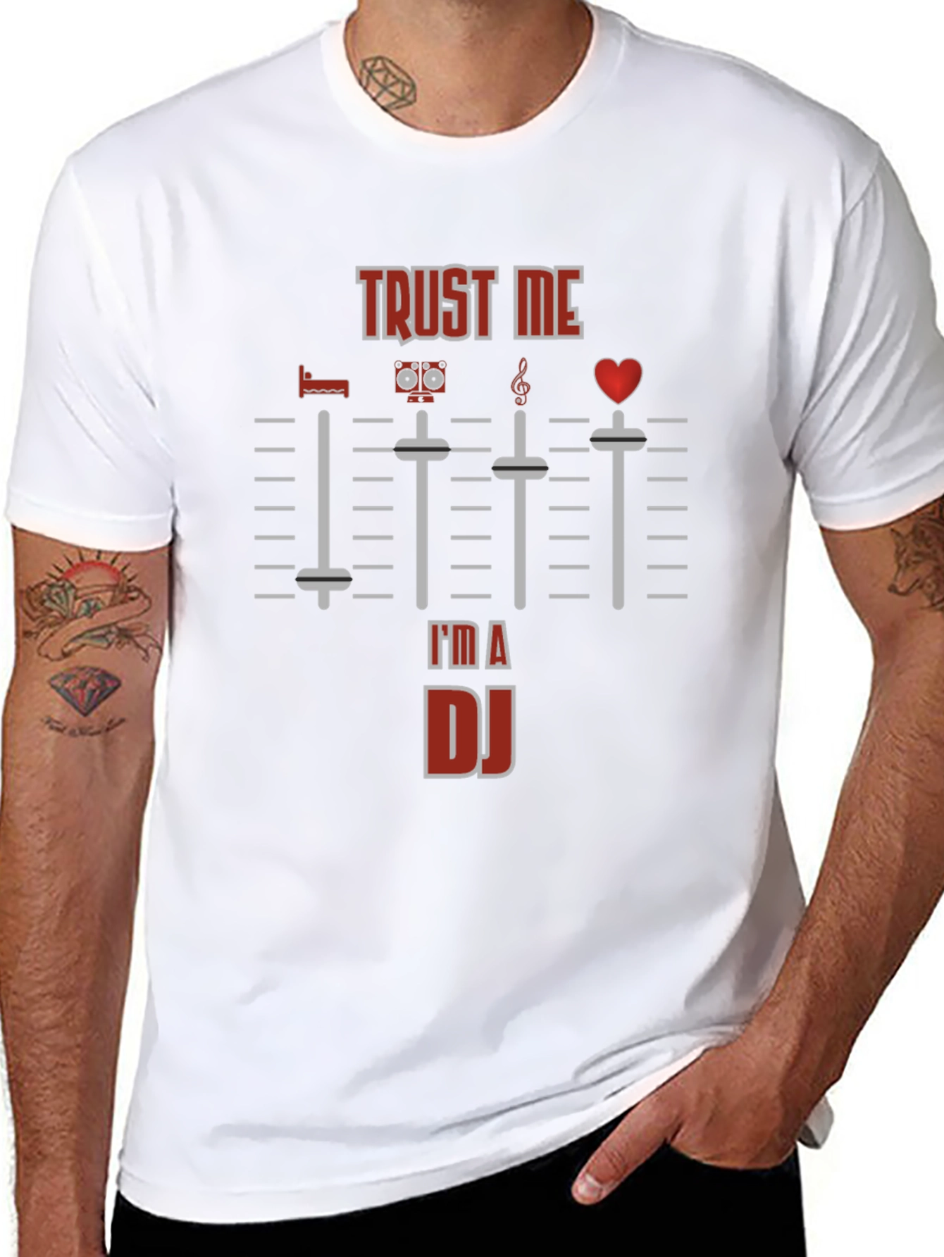 Trust Me Im A DJ Black T-Shirt