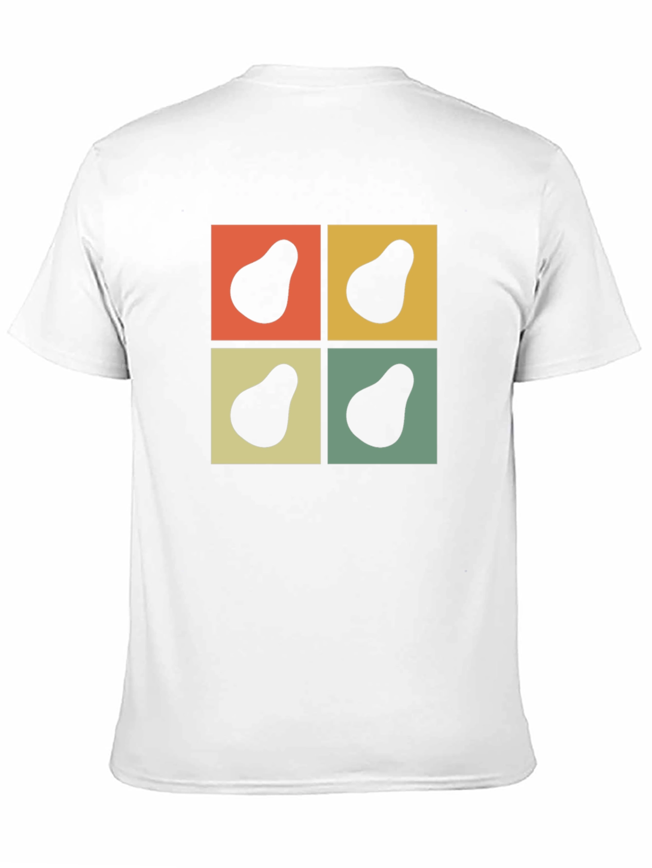 Retro Avocado Square Graphic Tee