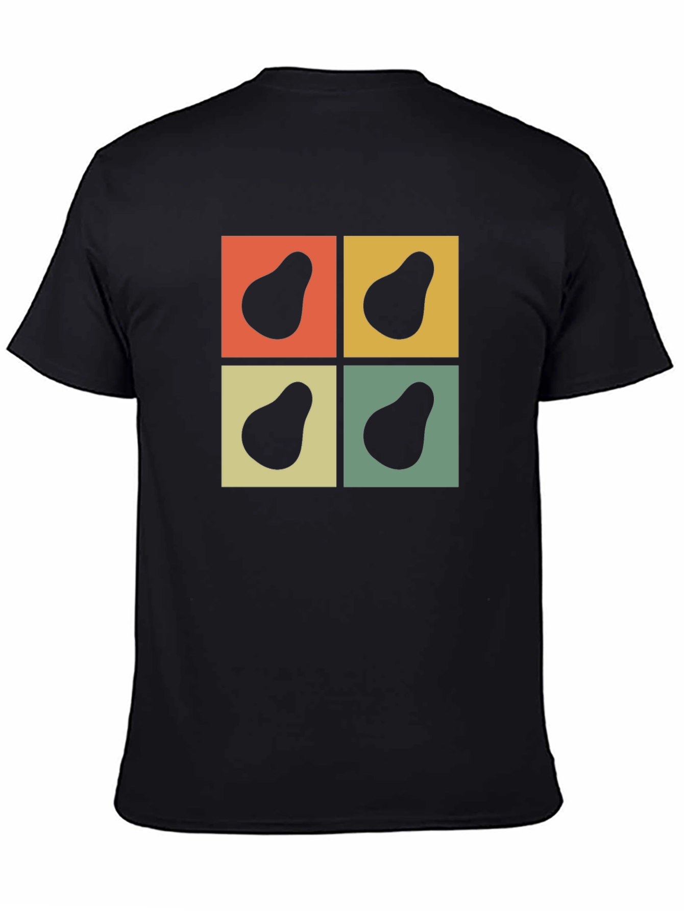 Retro Avocado Square Graphic Tee