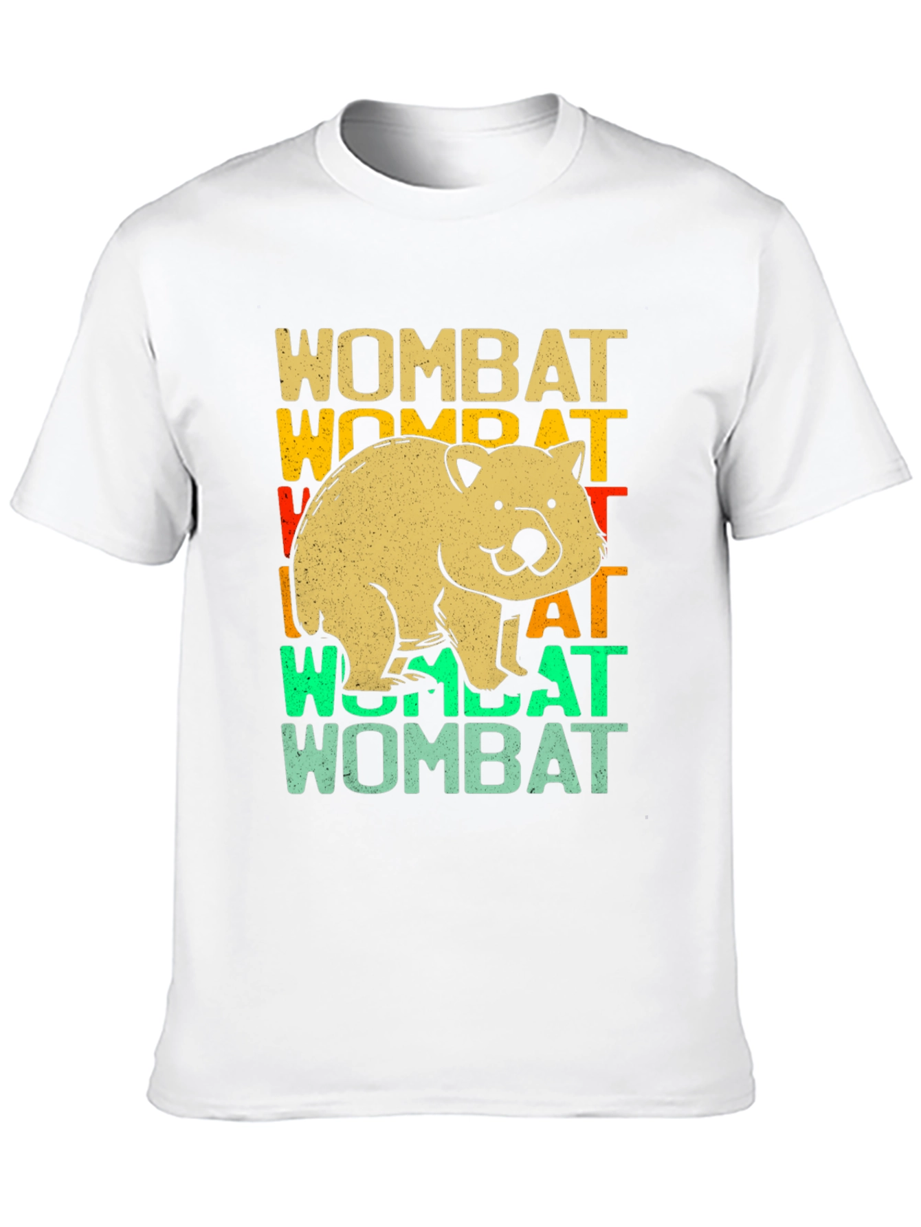 Retro Wombat Graphic T-Shirt - Unisex Cotton Tee
