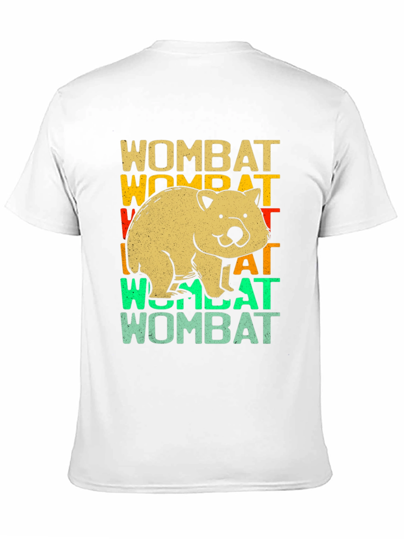 Retro Wombat Graphic T-Shirt - Unisex Cotton Tee