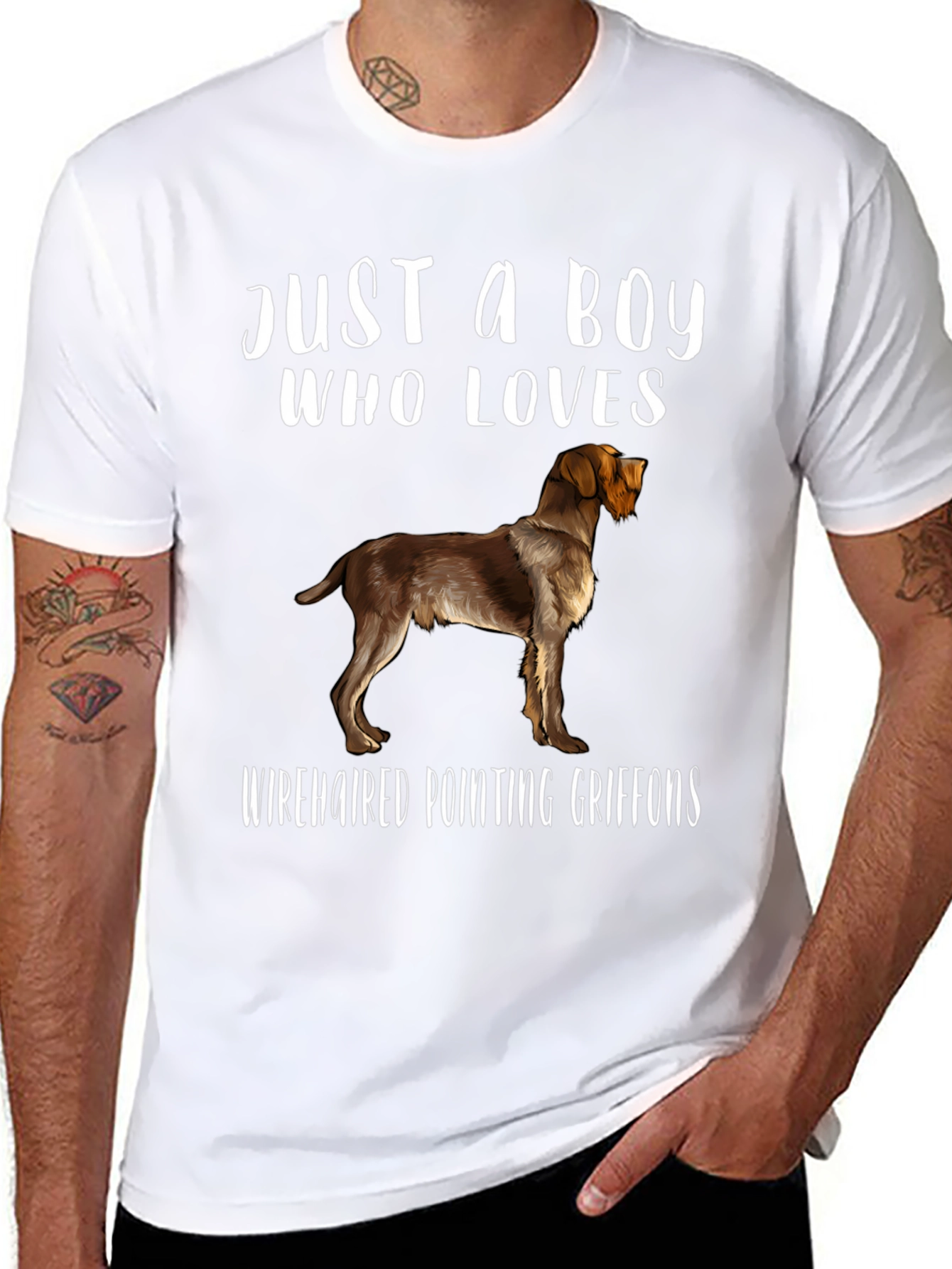 Wirehaired Pointing Griffons Dog Lover T-Shirt