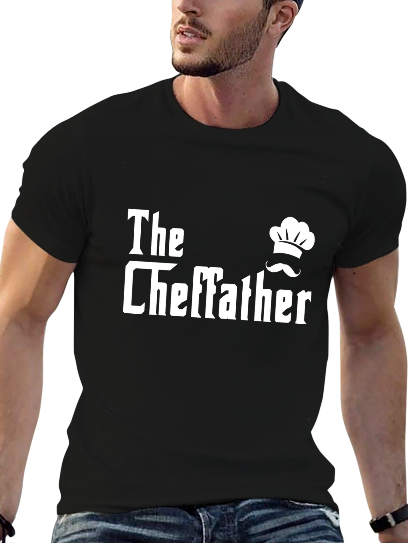 The Cheffather Graphic T-Shirt - Black