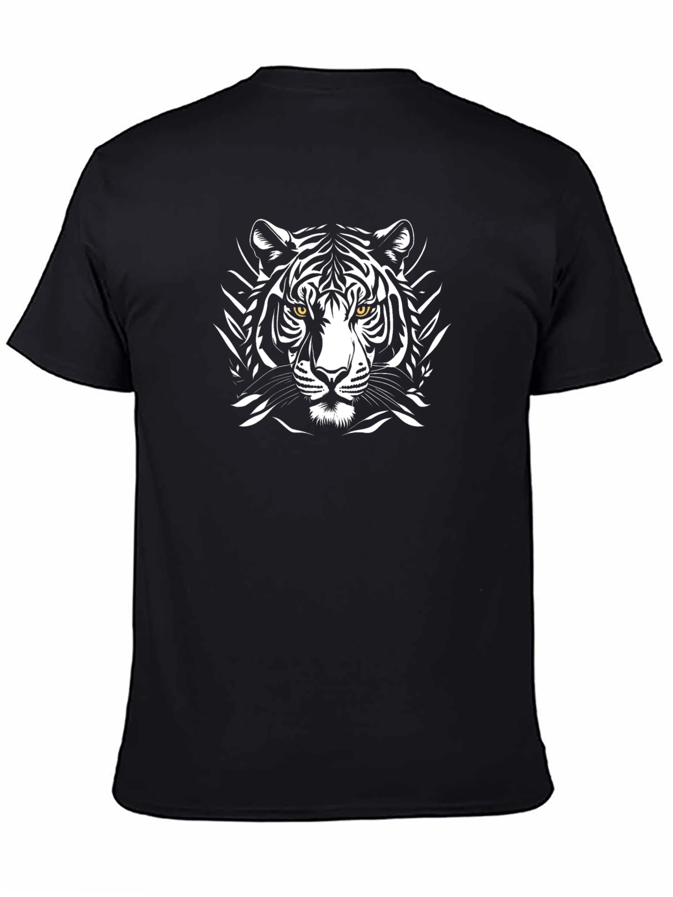 Black Tiger Graphic Tee - Stylish Mens T-Shirt