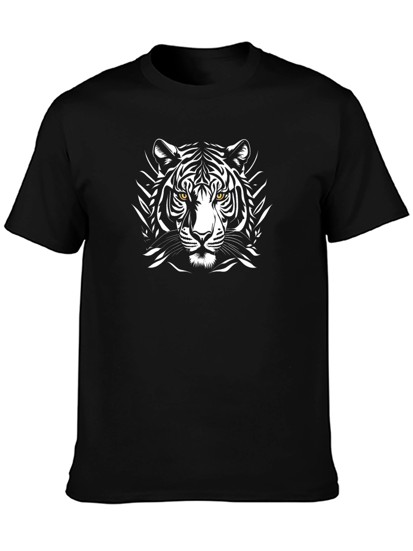 Black Tiger Graphic Tee - Stylish Mens T-Shirt