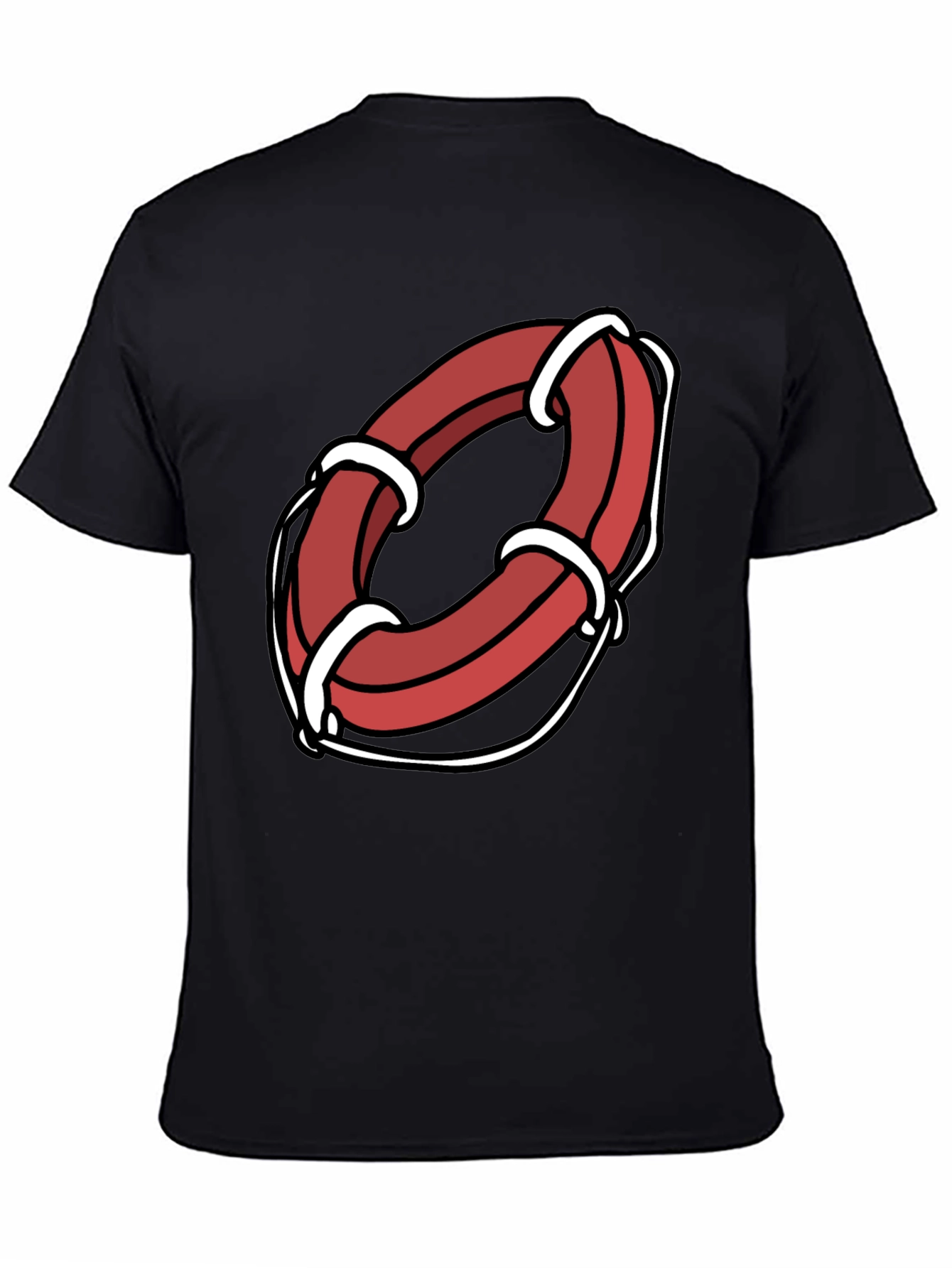 Cartoon Life Preserver Graphic Tee