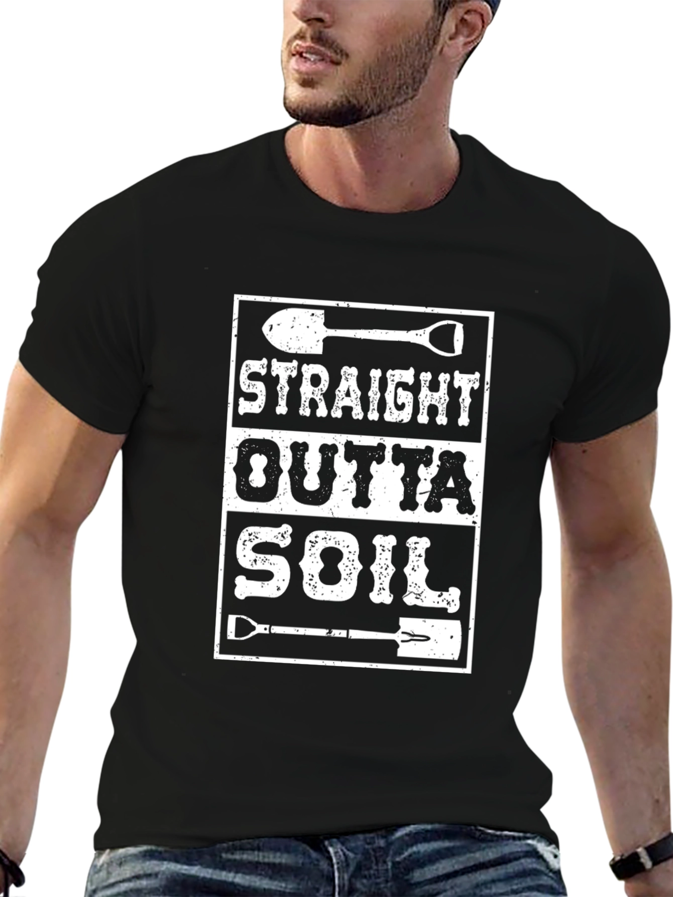 Straight Outta Soil T-Shirt - Gardening Gift