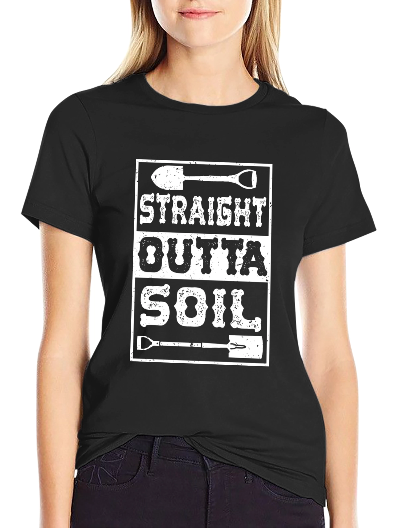 Straight Outta Soil T-Shirt - Gardening Gift