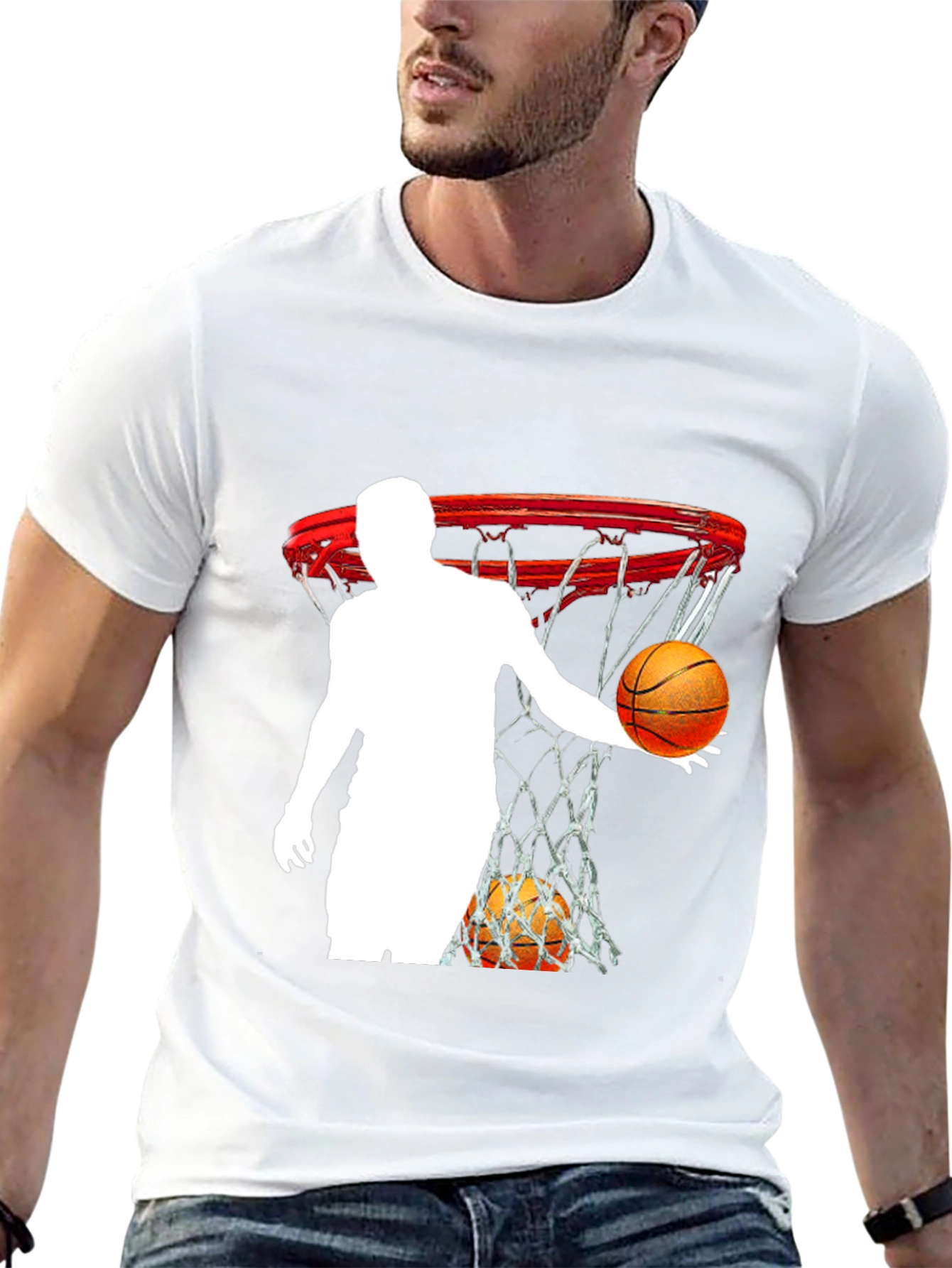 Basketball Player Graphic Tee