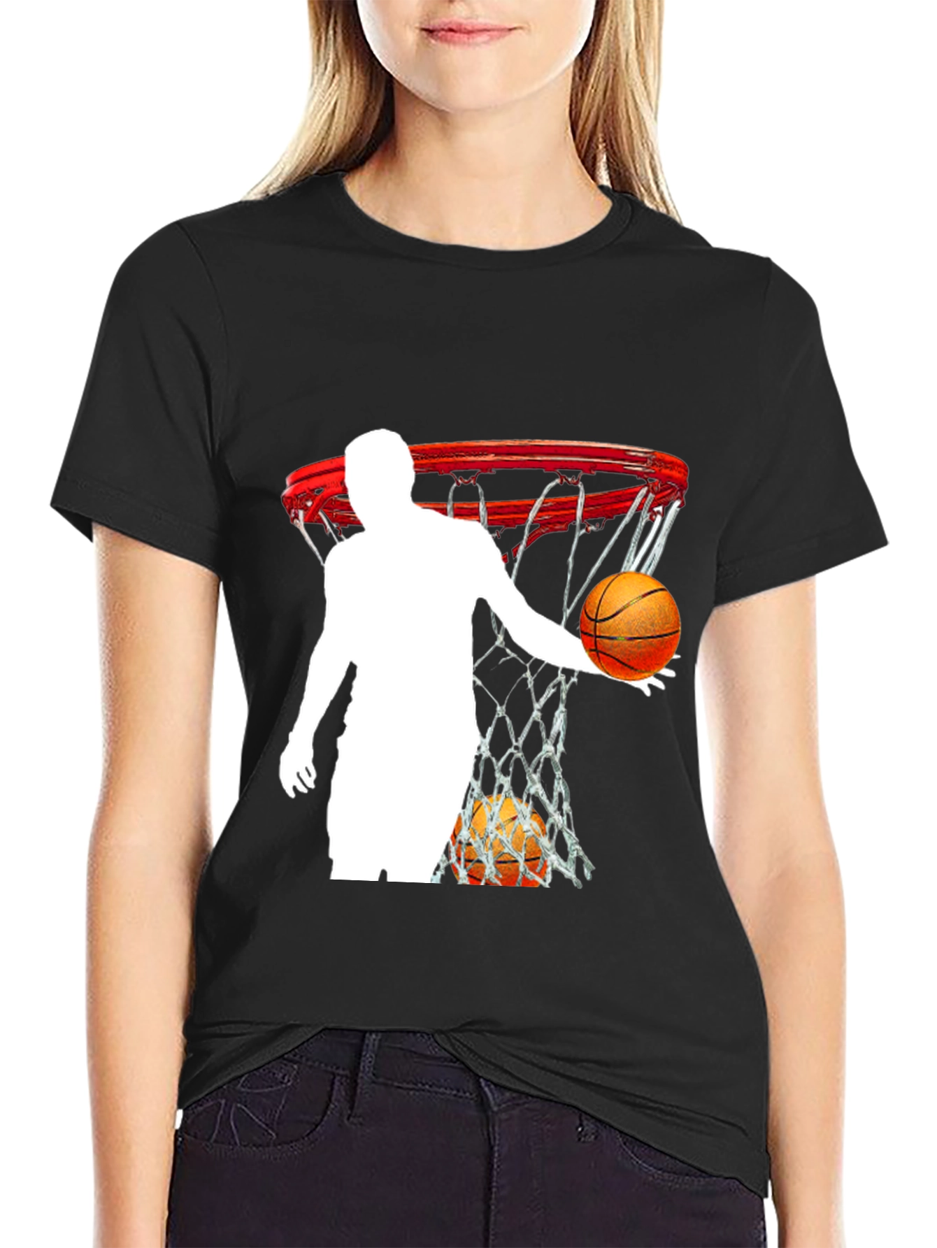 Basketball Player Graphic Tee