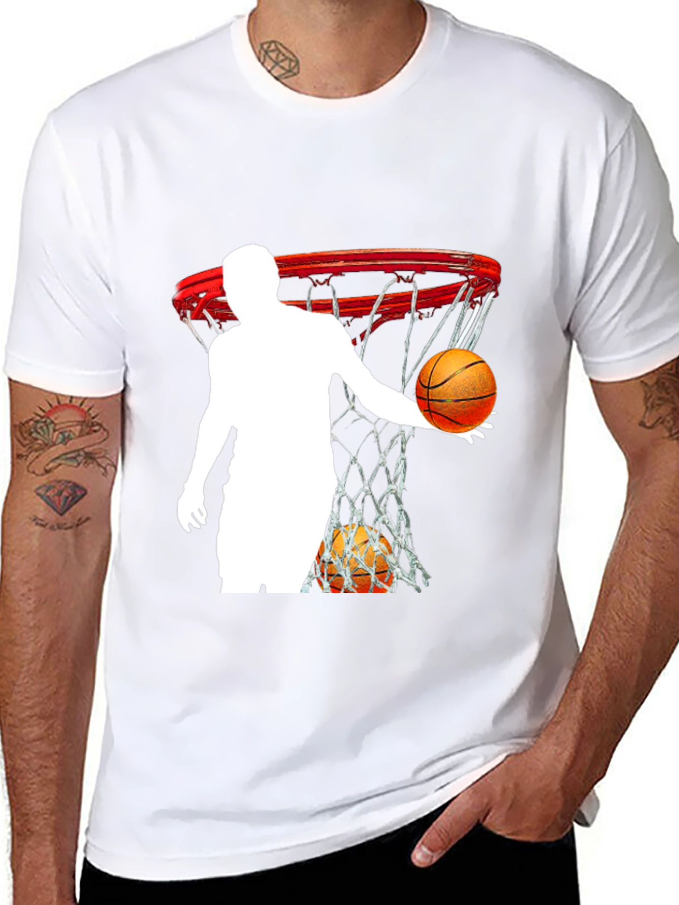 Basketball Player Graphic Tee