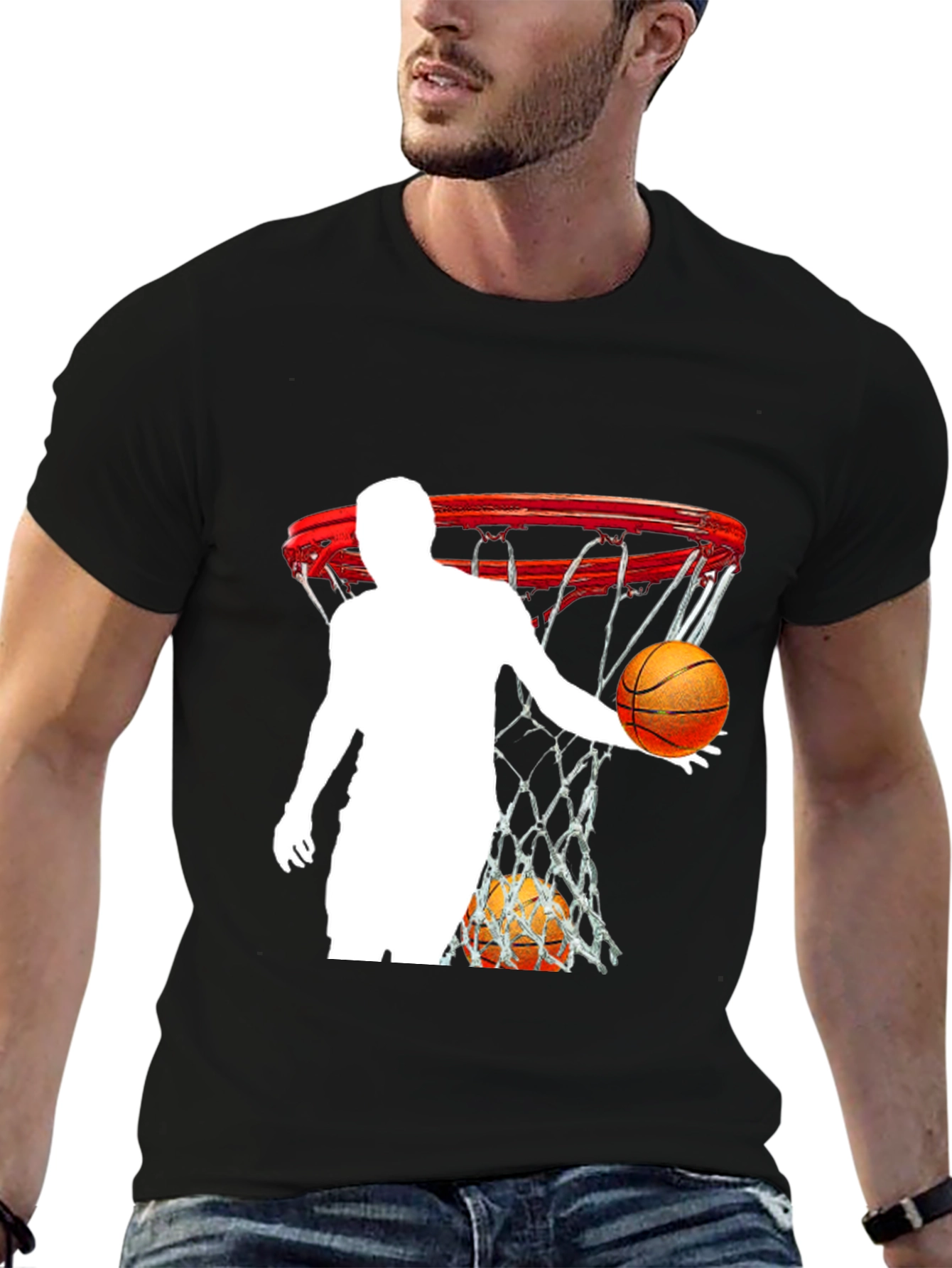 Basketball Player Graphic Tee