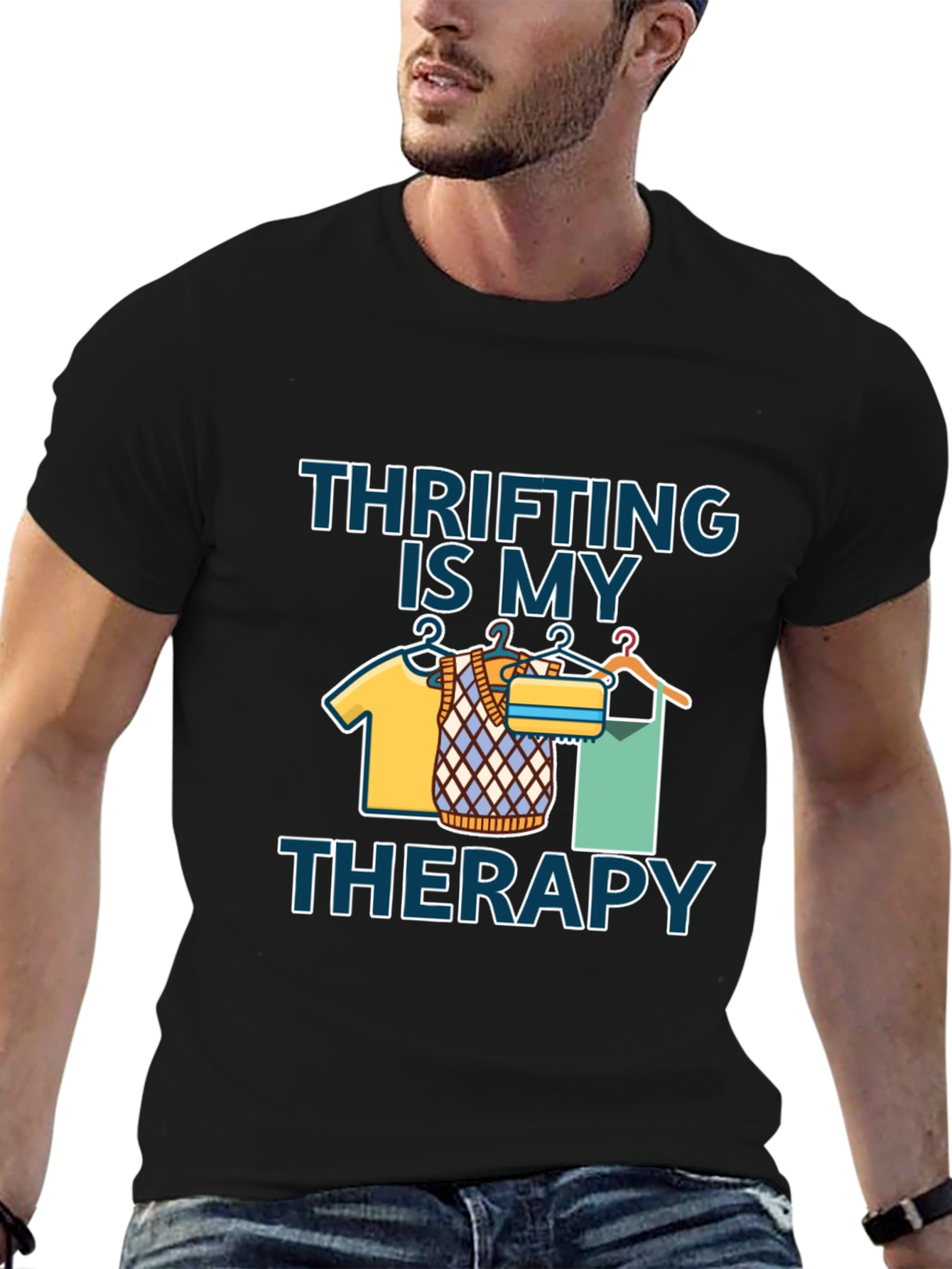 Thrifting Is My Therapy Graphic T-Shirt