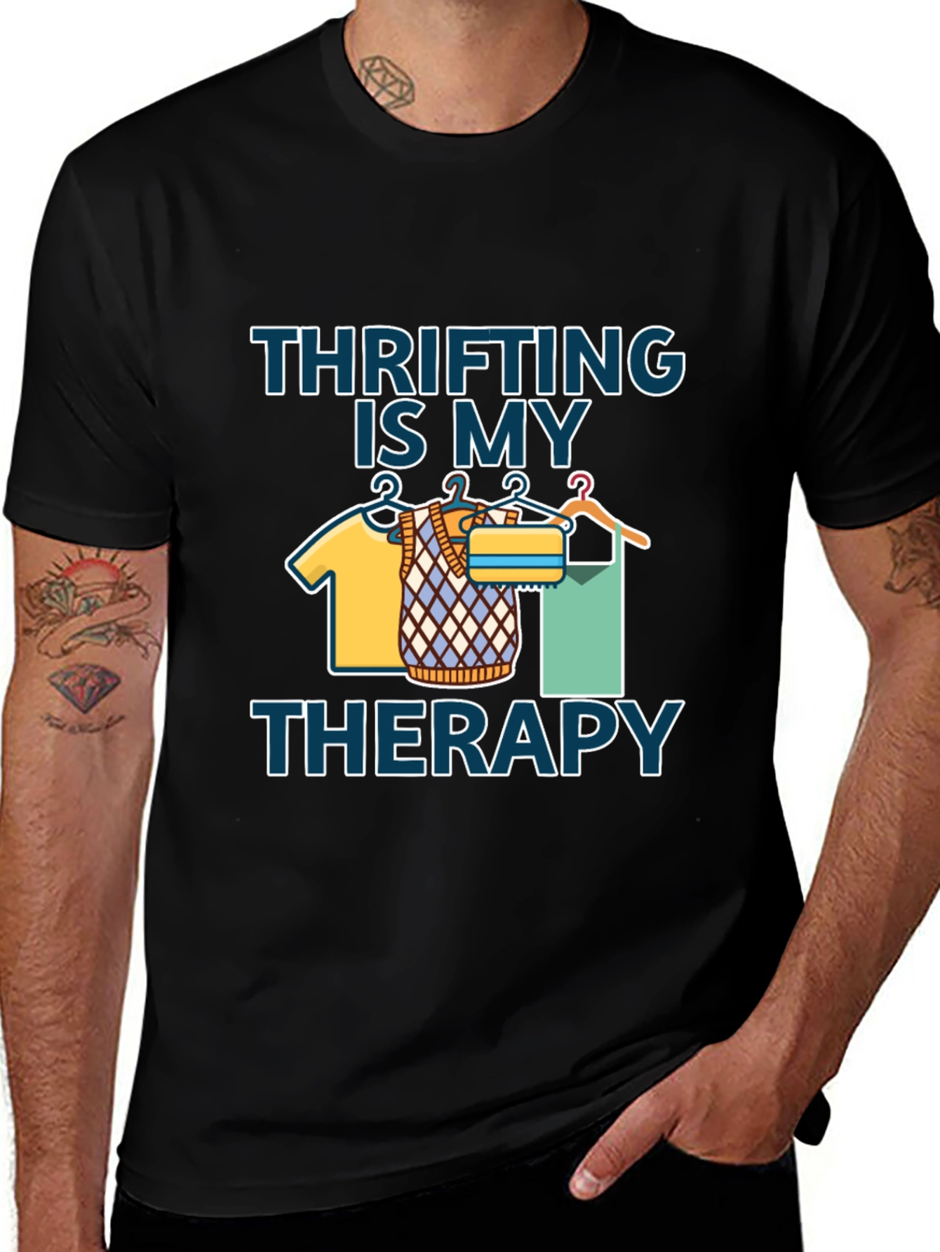 Thrifting Is My Therapy Graphic T-Shirt