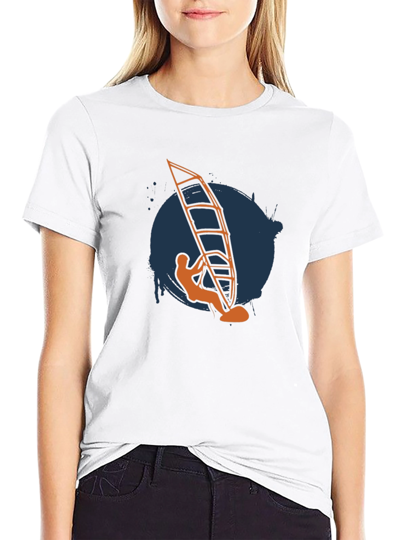 Windsurfer Graphic Tee - Sporty Style