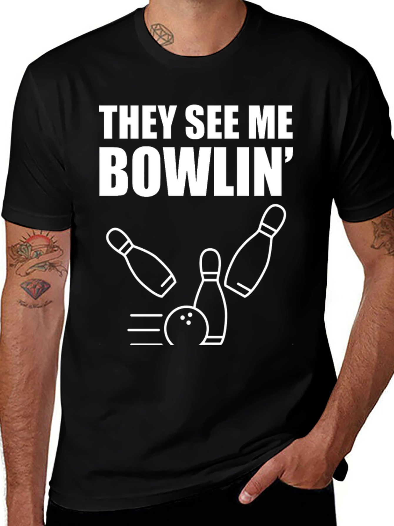 They See Me Bowlin Graphic Tee