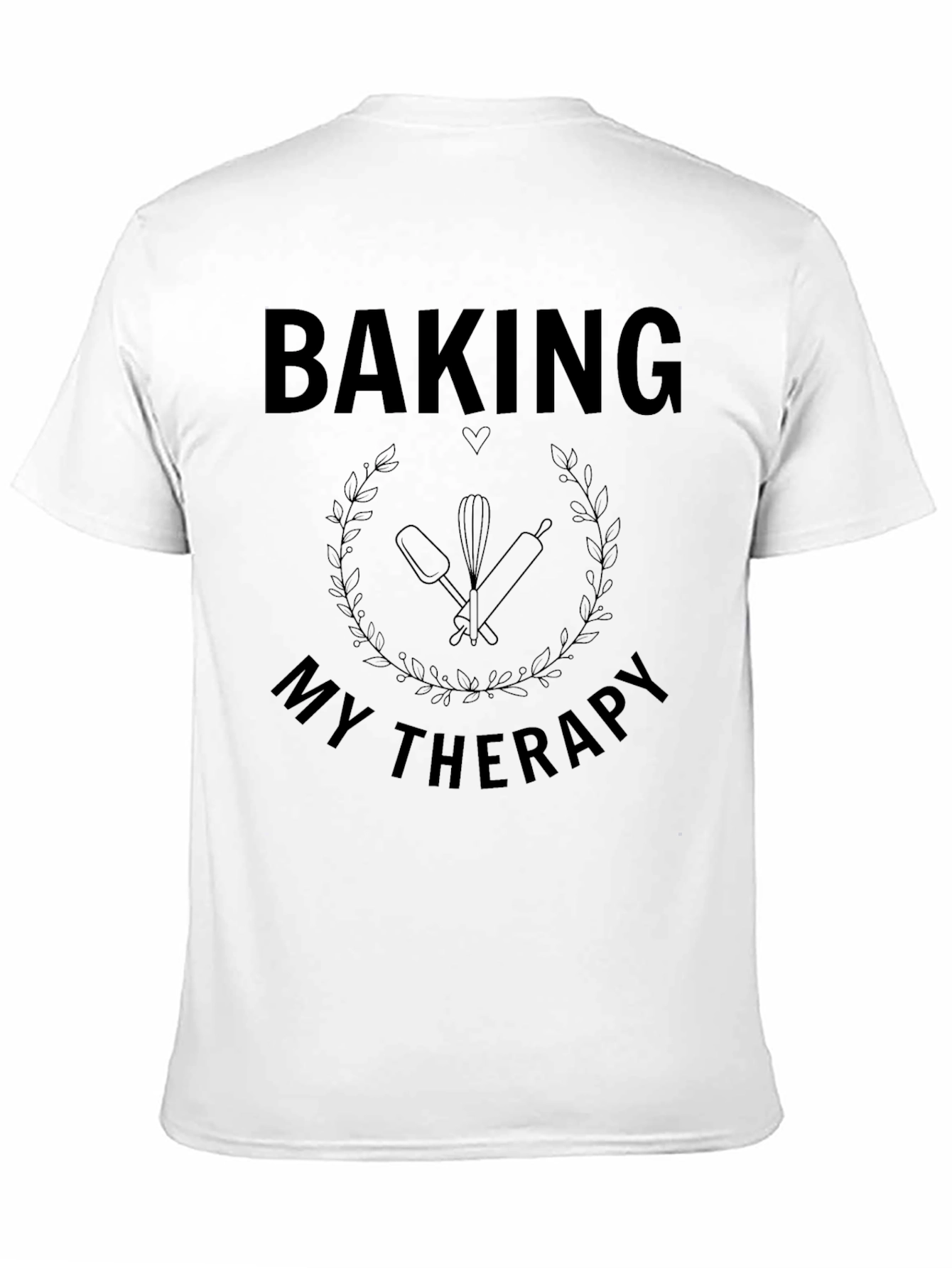 Baking Therapy T-Shirt - Relaxing Hobby Tee