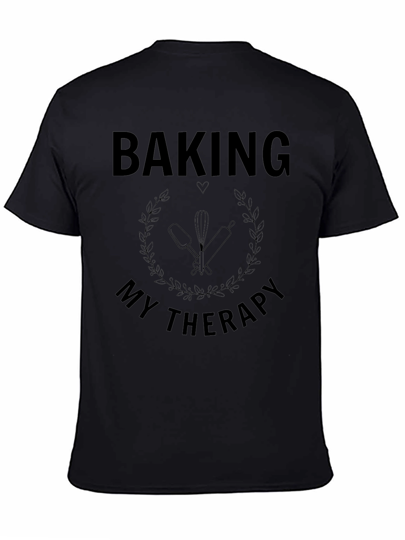 Baking Therapy T-Shirt - Relaxing Hobby Tee
