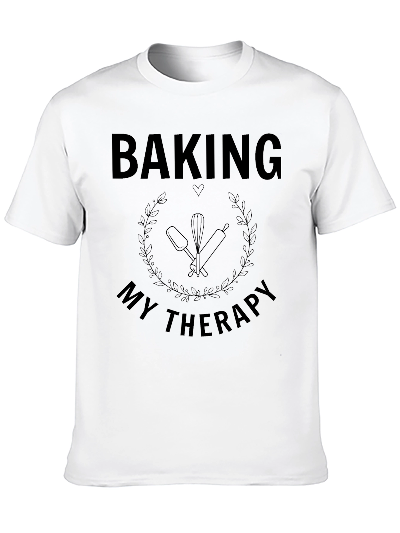 Baking Therapy T-Shirt - Relaxing Hobby Tee