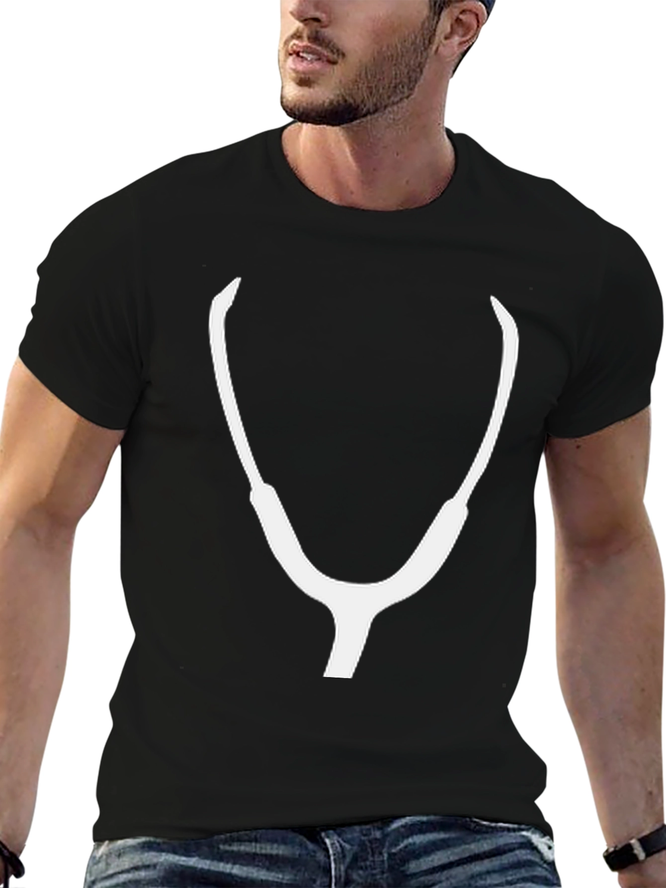 Stethoscope Graphic Tee - Medical Professional Inspired T-Shirt