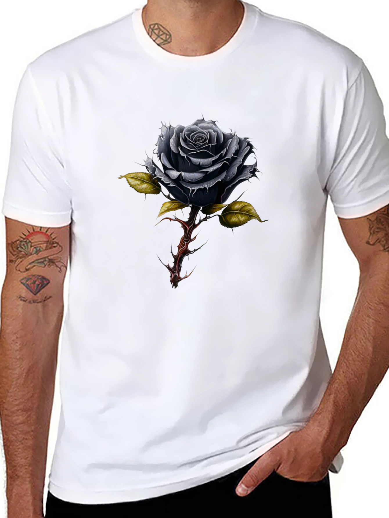 Black Rose Graphic Tee