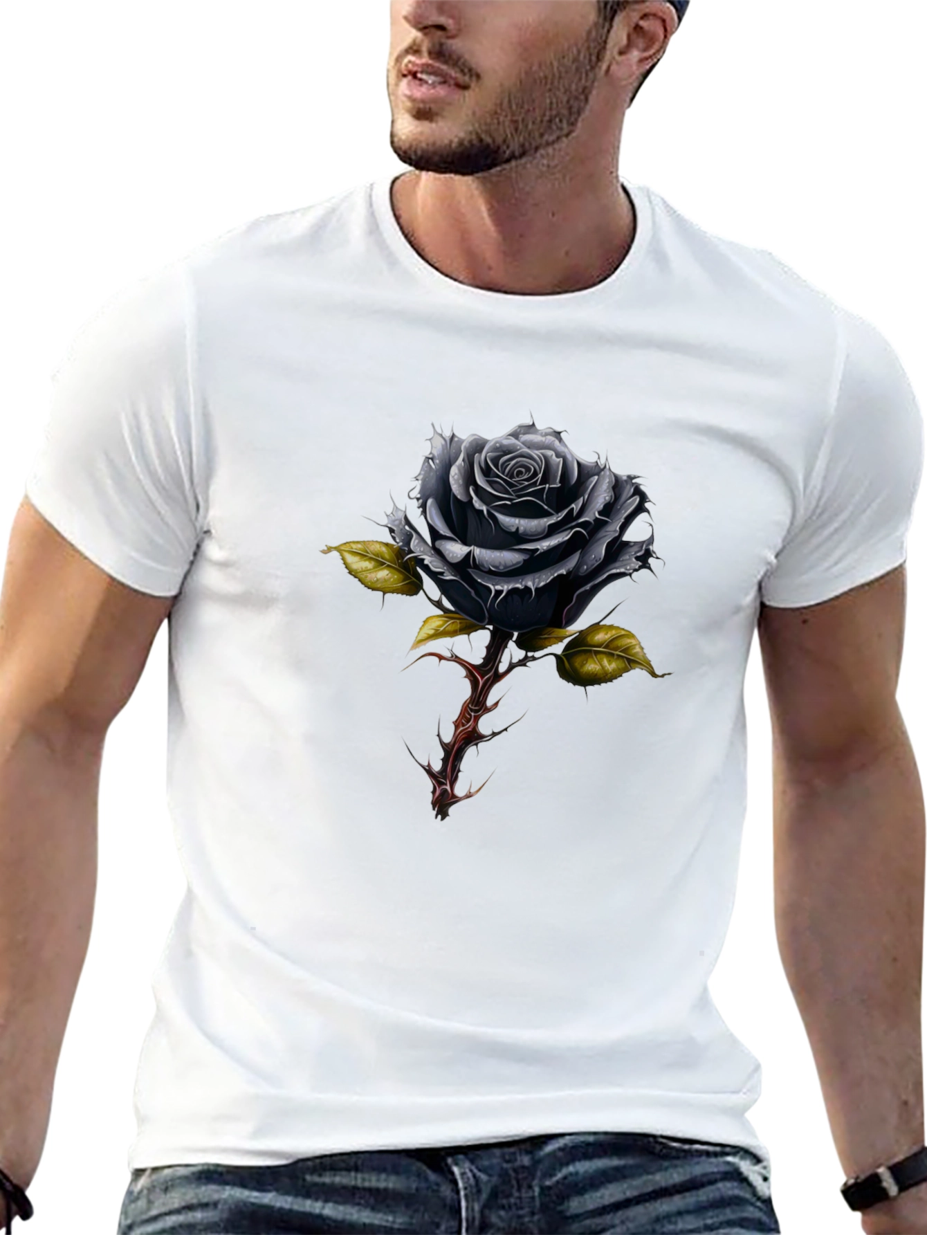 Black Rose Graphic Tee