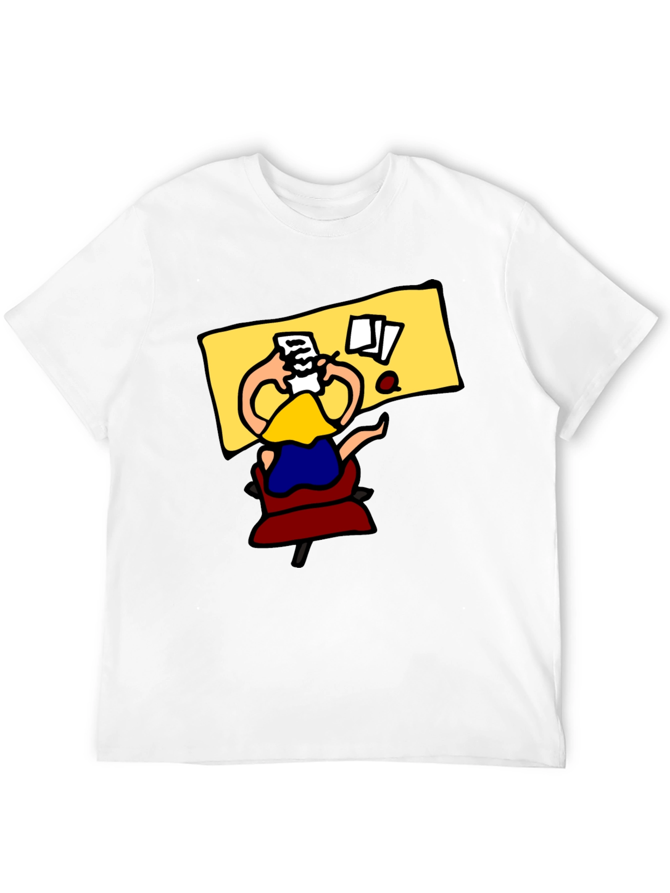 Cartoon Desk T-Shirt