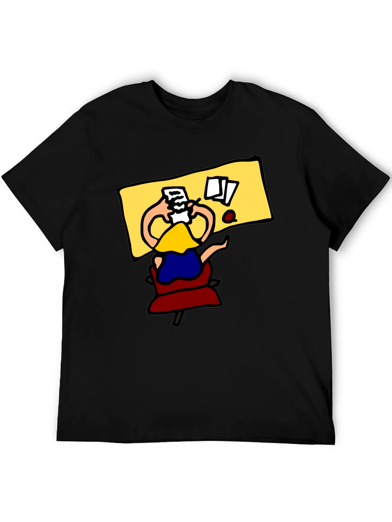 Cartoon Desk T-Shirt