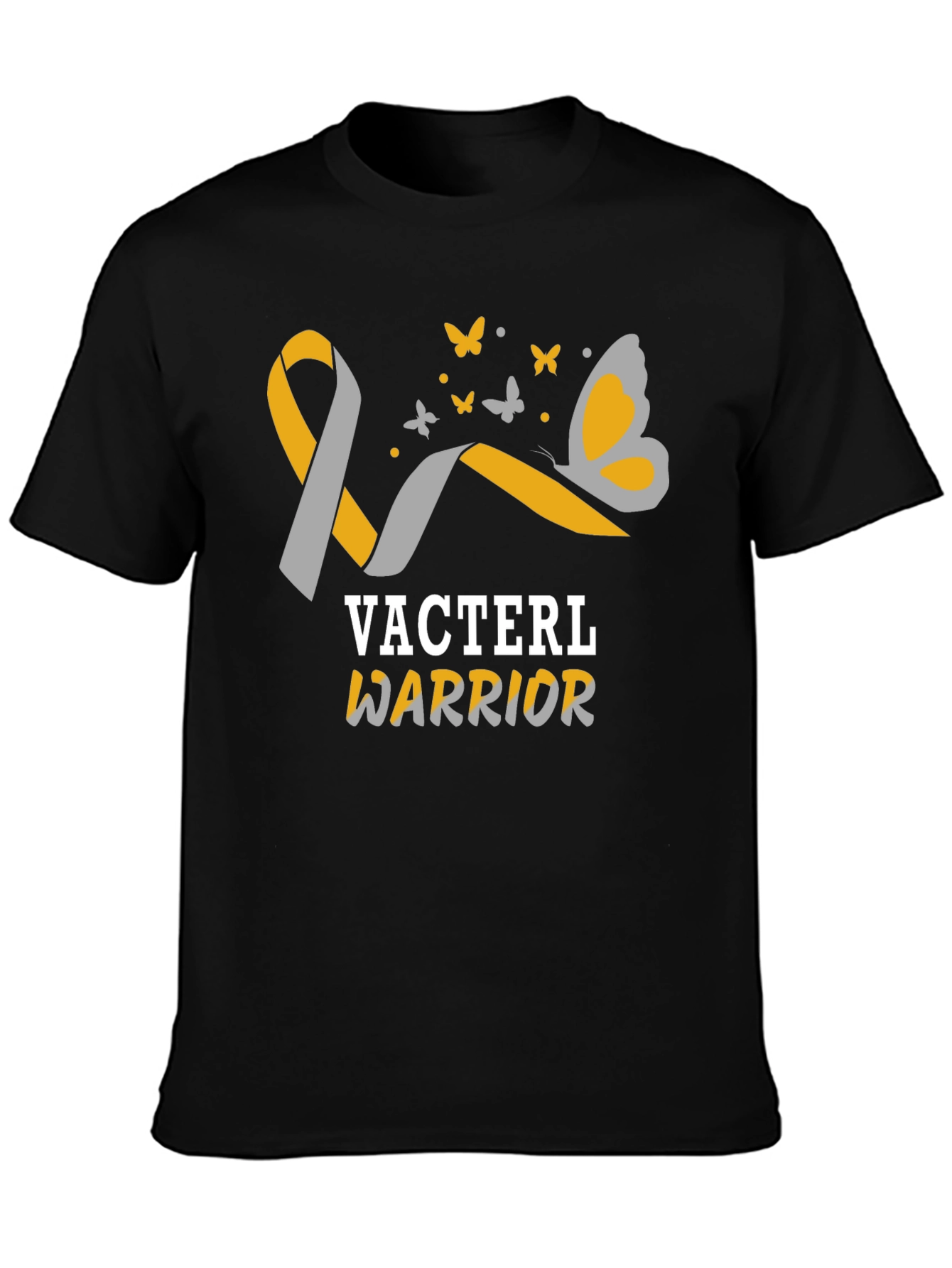 VASTERL Warrior Ribbon Butterfly T-Shirt