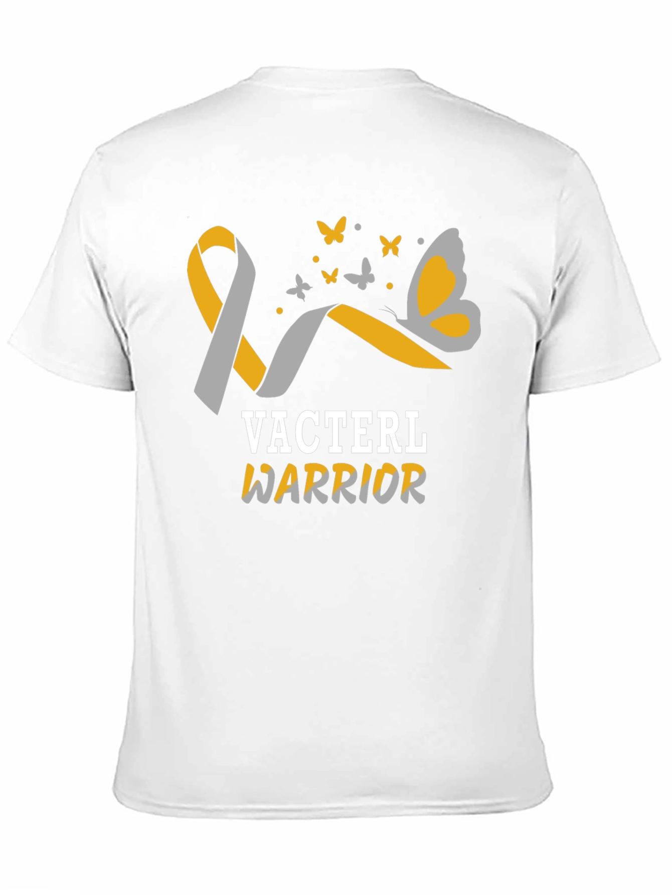 VASTERL Warrior Ribbon Butterfly T-Shirt