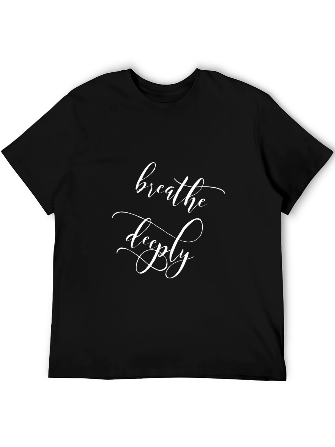 Breathe Deeply Graphic T-Shirt - Relax & Unwind