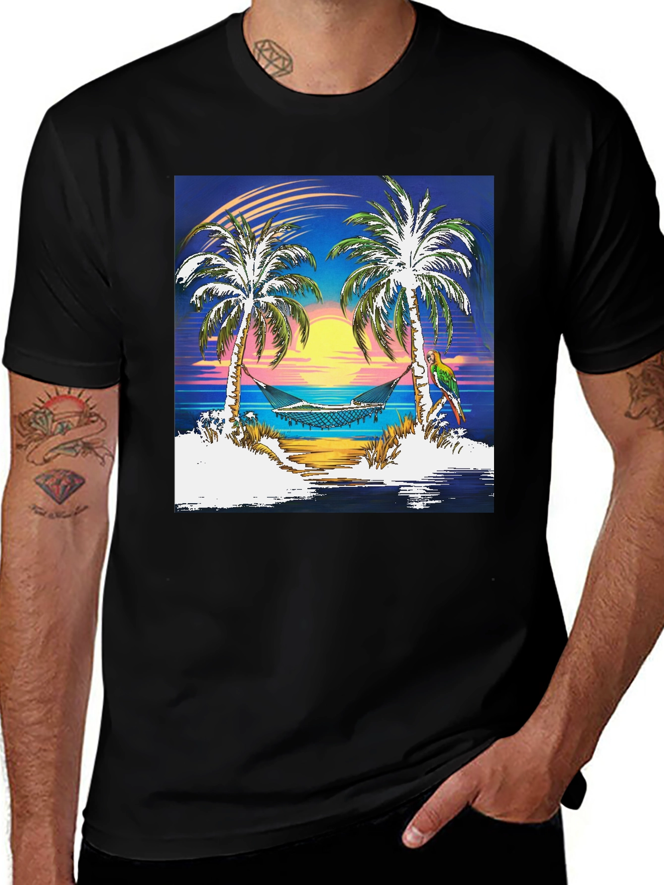 Tropical Island Hammock T-Shirt