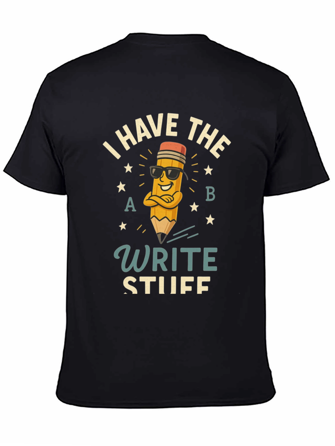 Write Stuff T-Shirt - Funny Pencil Design