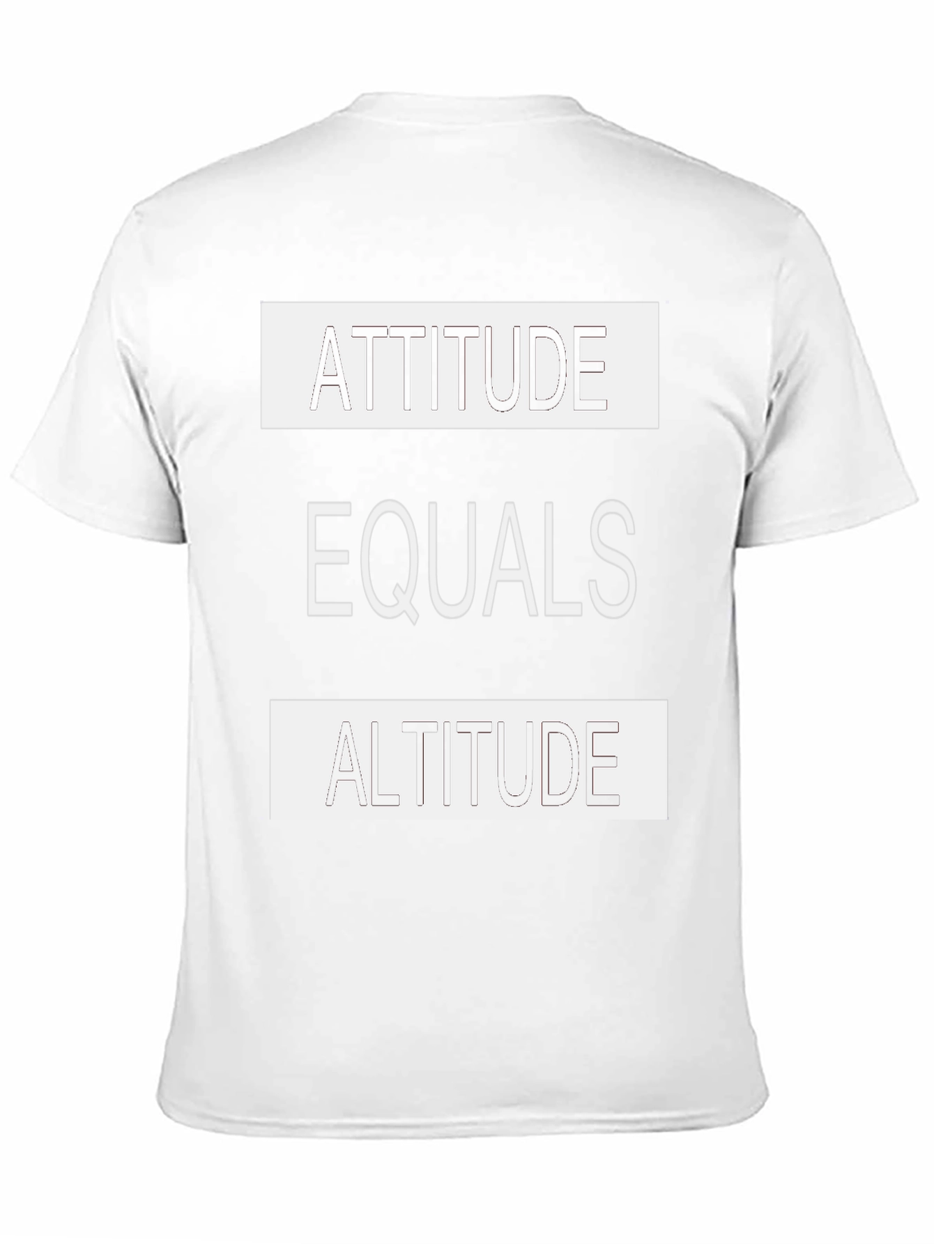 Attitude Equals Altitude Graphic Tee - Black