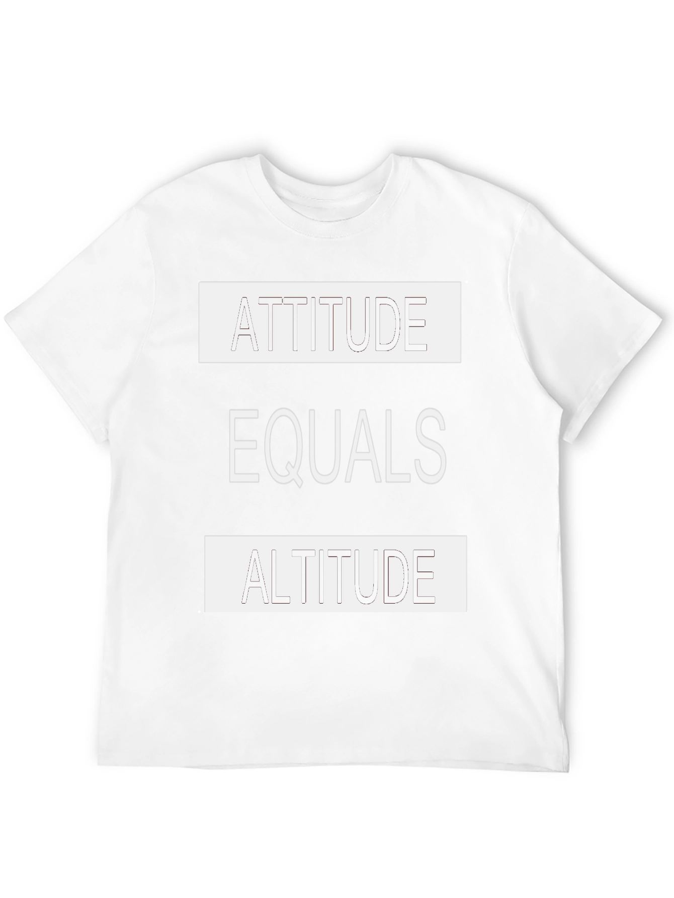 Attitude Equals Altitude Graphic Tee - Black