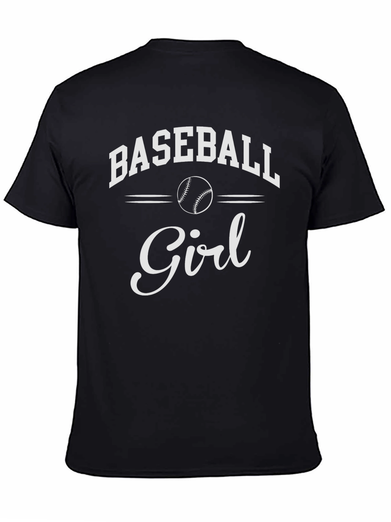 Baseball Girl T-Shirt Sports Tee Casual Wear