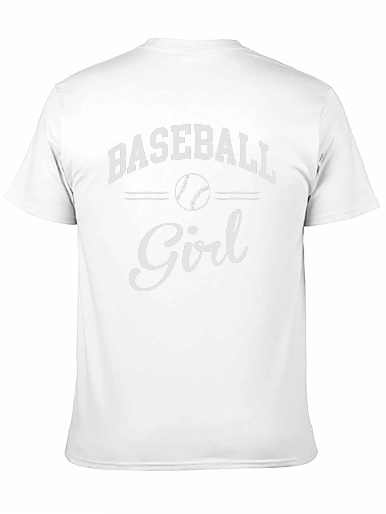 Baseball Girl T-Shirt Sports Tee Casual Wear