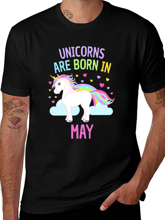 Unicorns Are Born In May T-Shirt