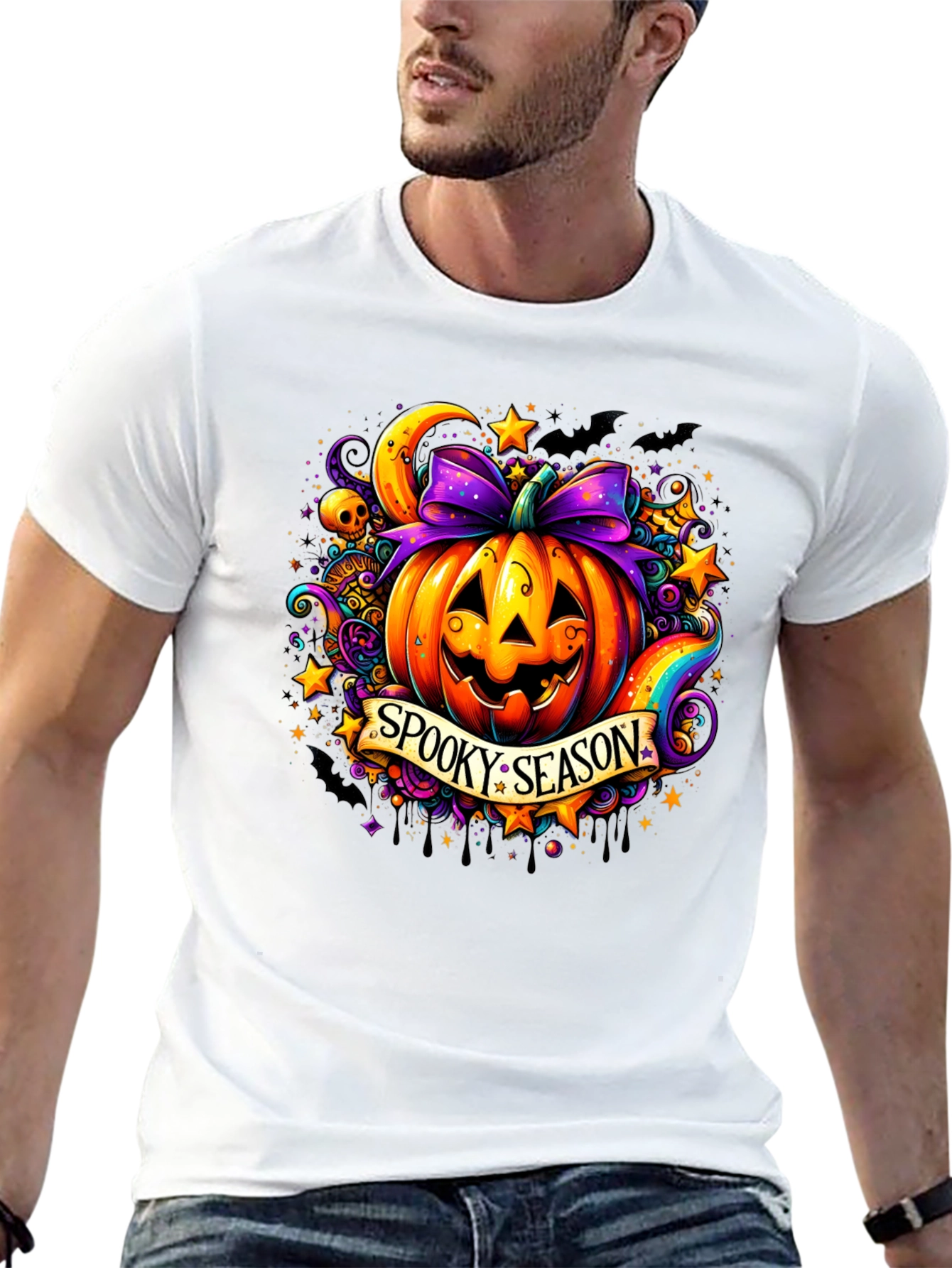 Spooky Season Pumpkin Graphic Tee