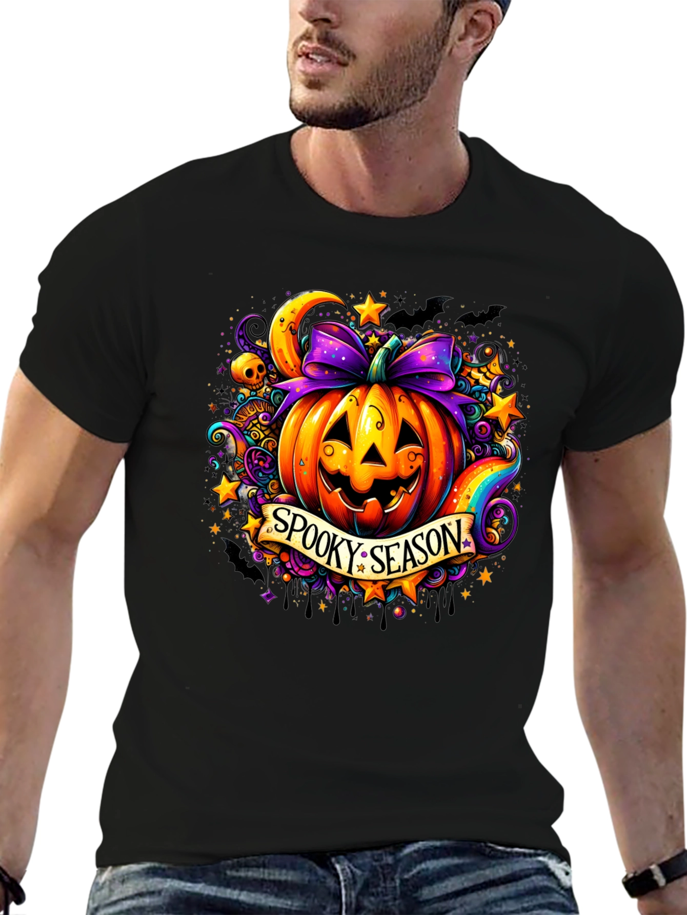 Spooky Season Pumpkin Graphic Tee