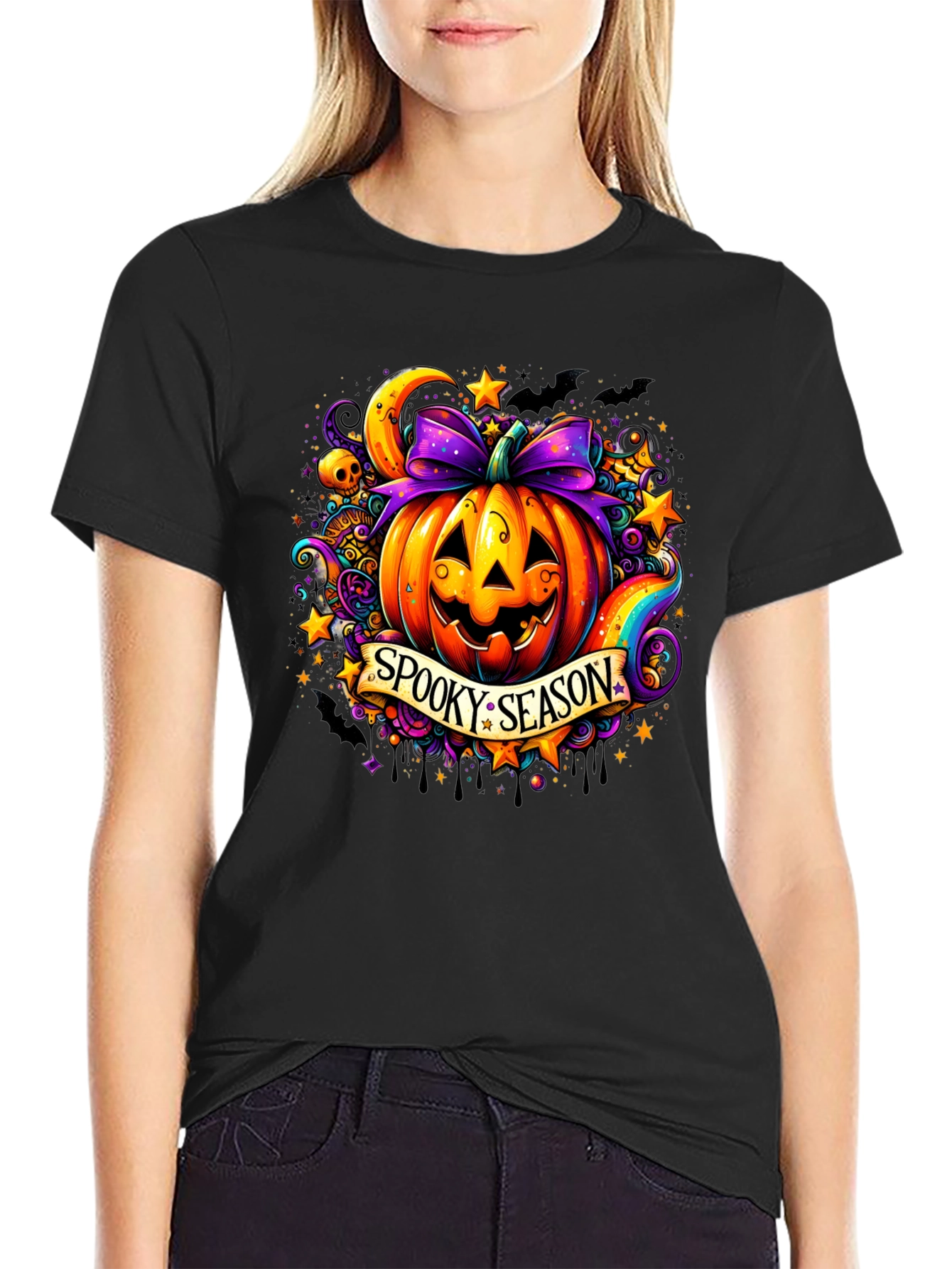 Spooky Season Pumpkin Graphic Tee