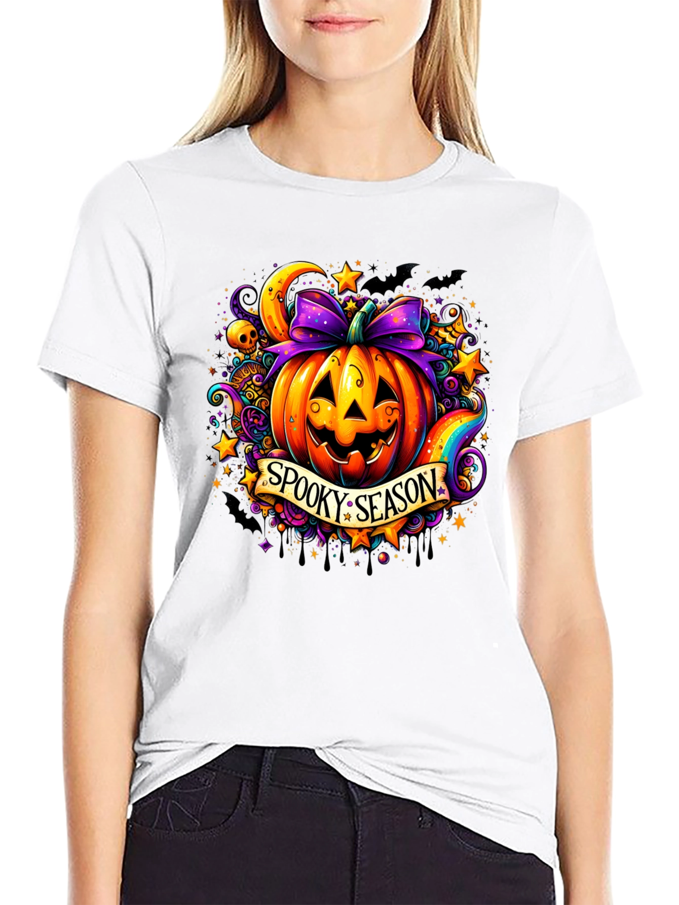 Spooky Season Pumpkin Graphic Tee