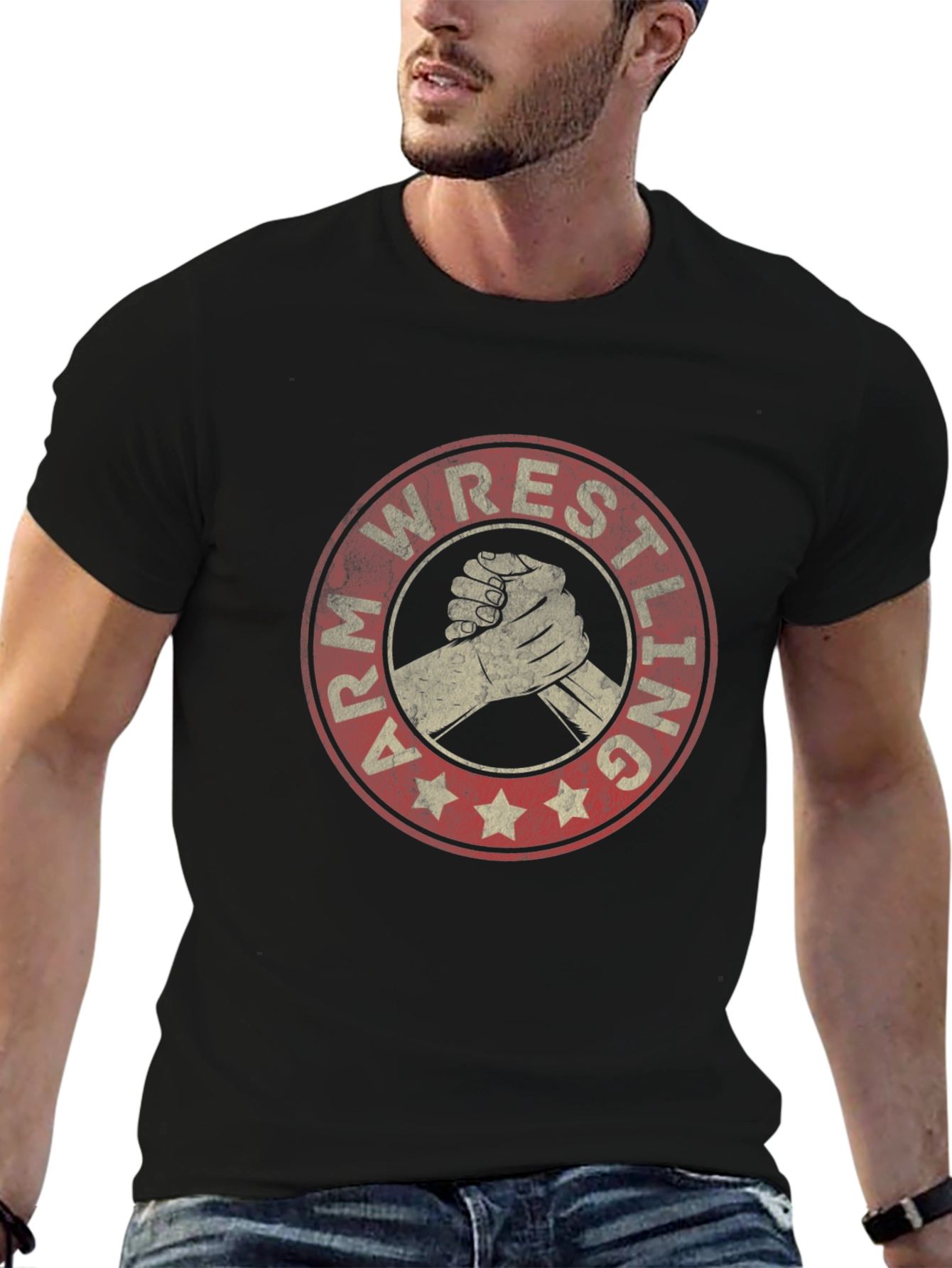 Arm Wrestling Graphic T-Shirt