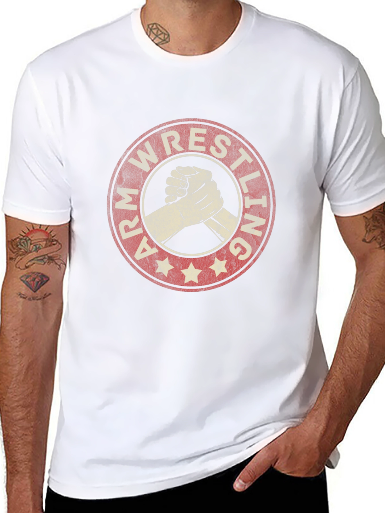 Arm Wrestling Graphic T-Shirt