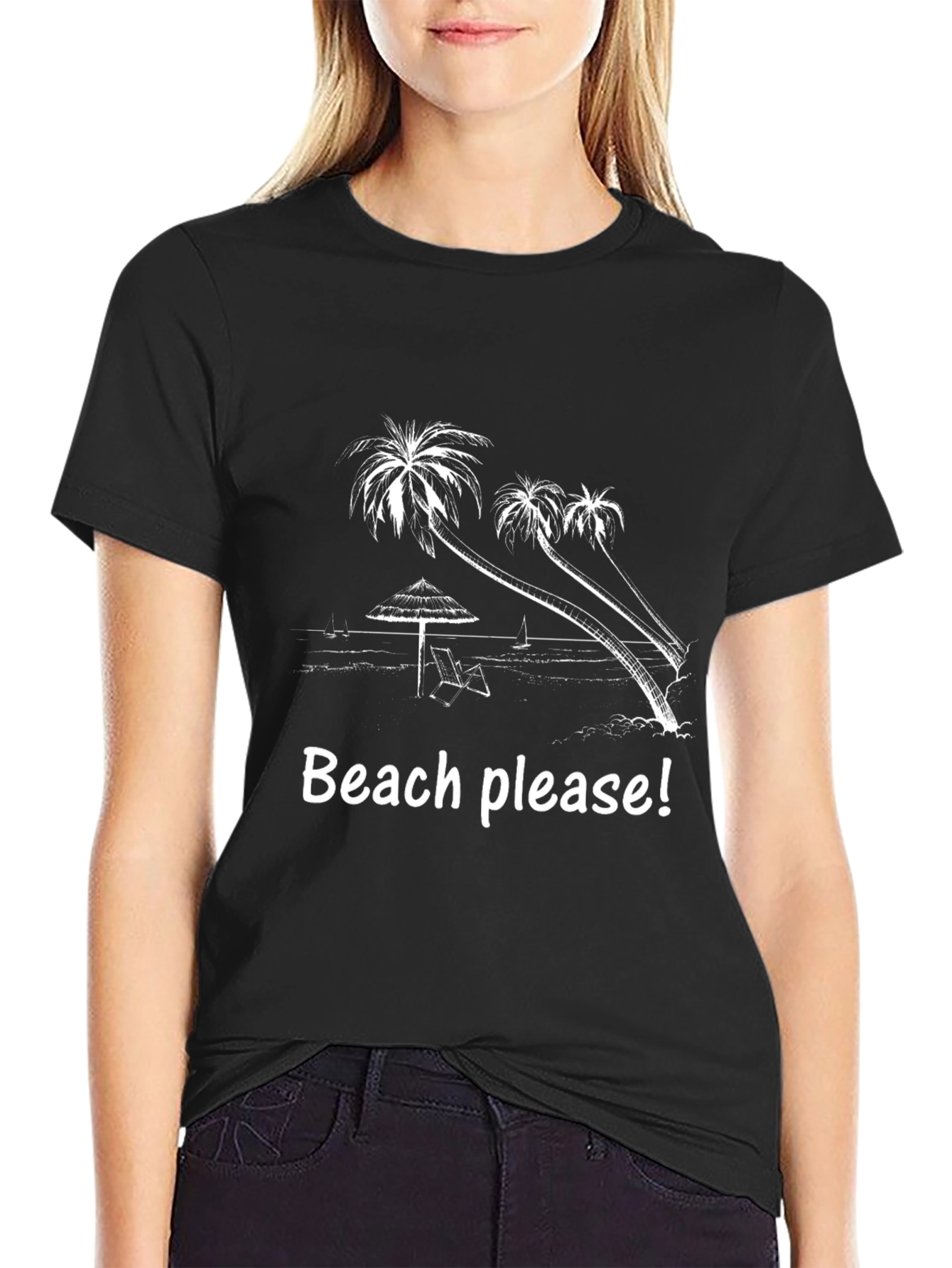 Beach Please Graphic T-Shirt - Vacation Ready!