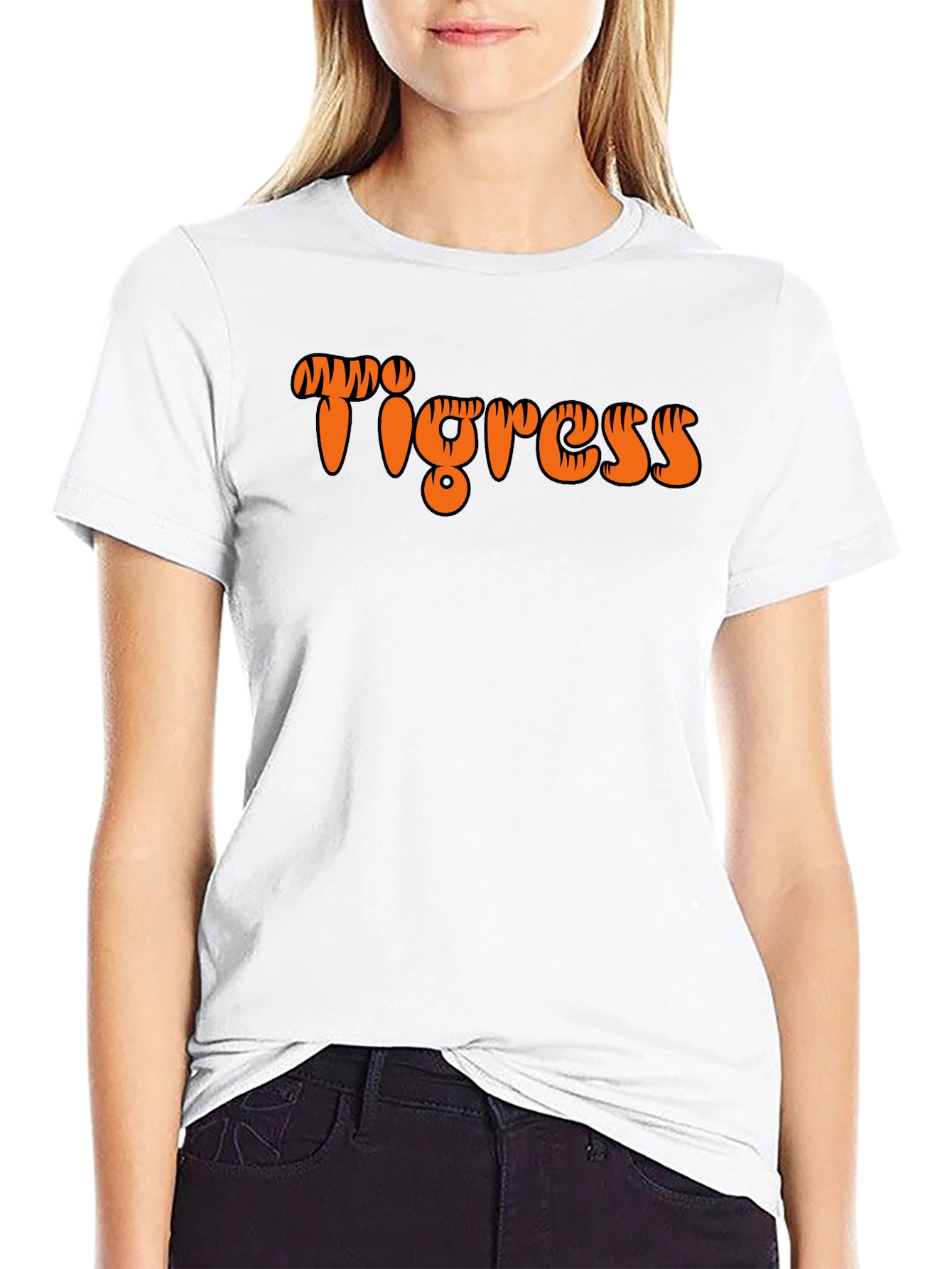 Tigress Graphic Black T-Shirt