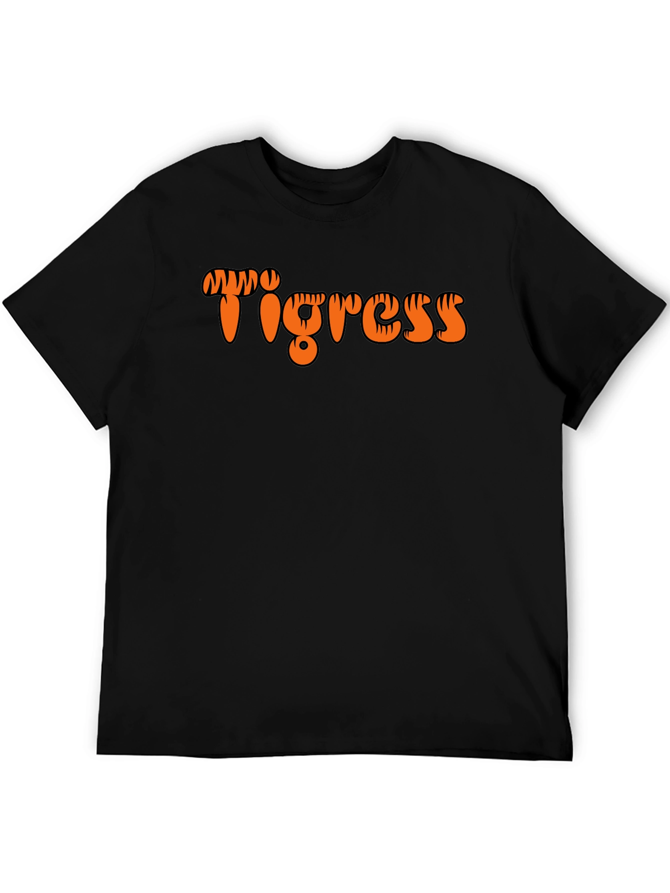 Tigress Graphic Black T-Shirt