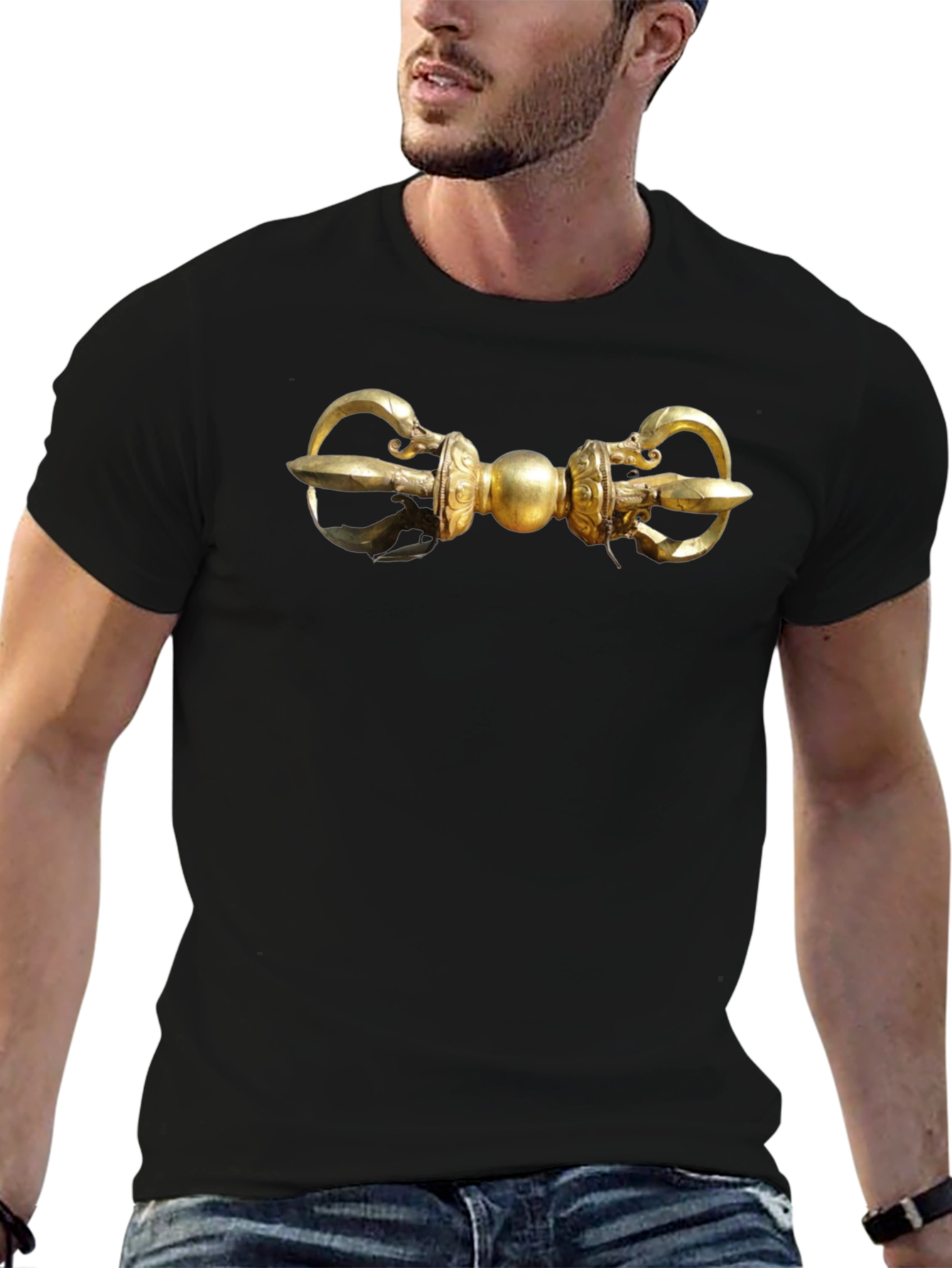 Vajra Dorje T-Shirt - Spiritual Buddhist Symbol Tee