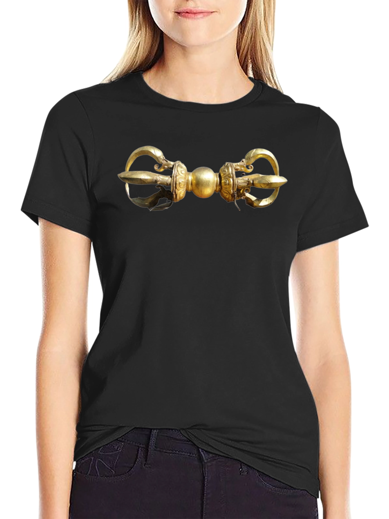 Vajra Dorje T-Shirt - Spiritual Buddhist Symbol Tee
