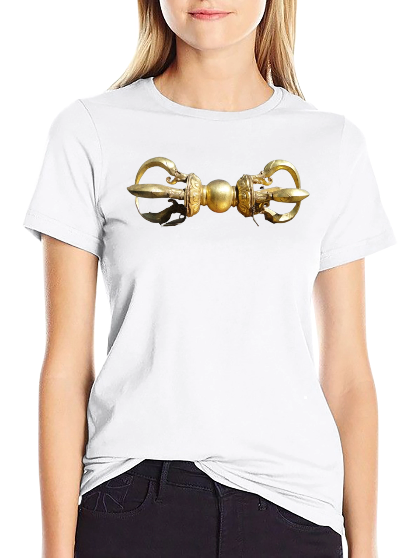 Vajra Dorje T-Shirt - Spiritual Buddhist Symbol Tee